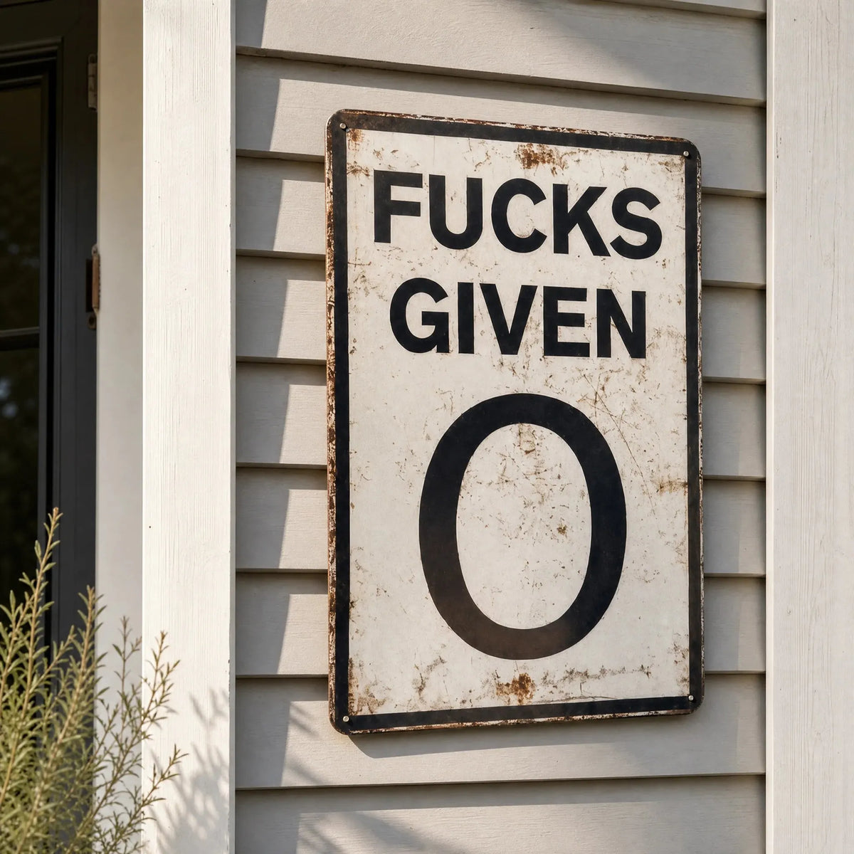 🎉0 Given Funny Metal Signs