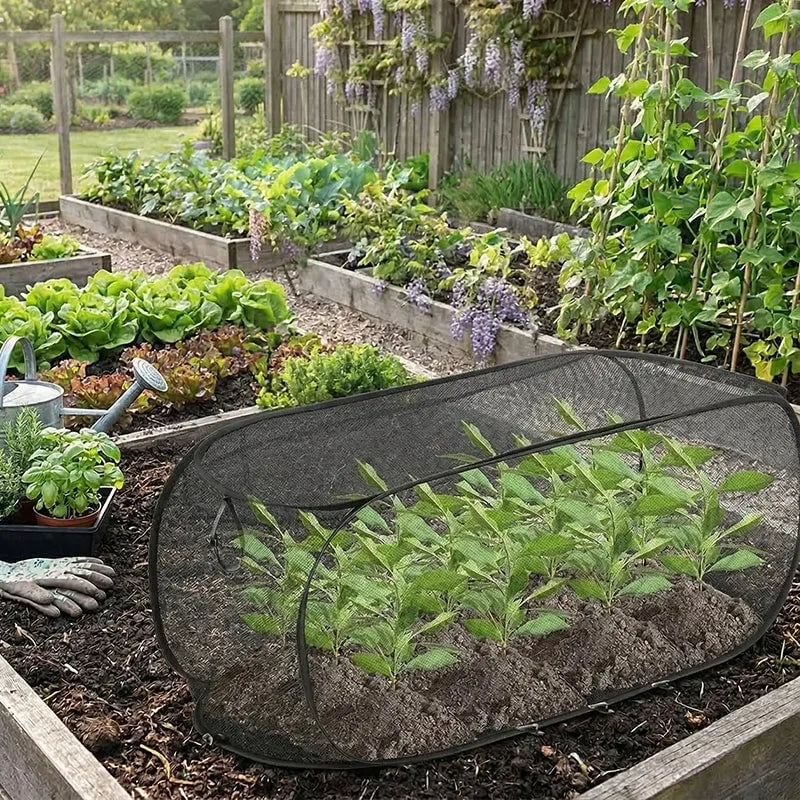 🔥HOT SALE🔥⏳Limited-time 49% off⏰Pop-Up Plant Protection Mesh Cover🌱🛡️