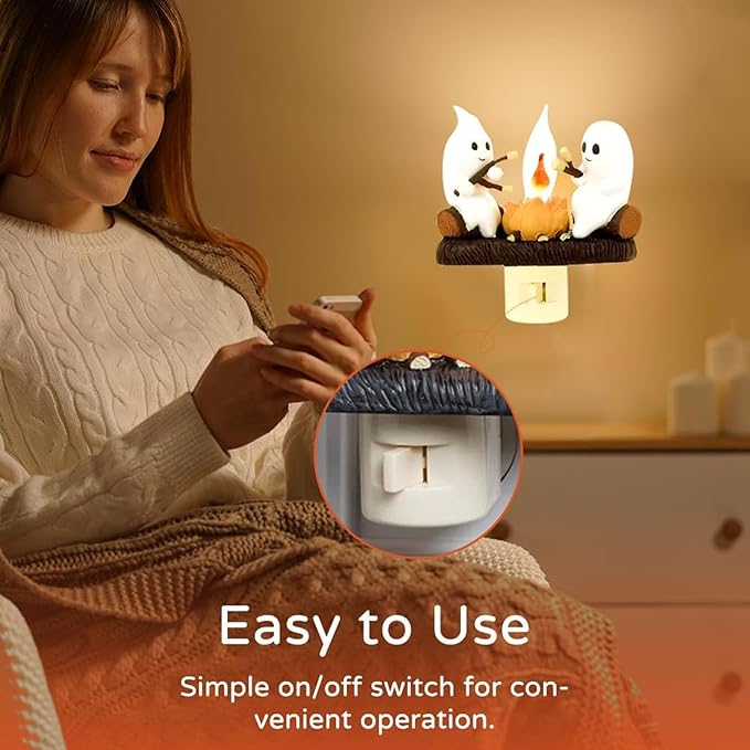 🔥🔥 Hot Selling Now & Ghost Campfire Flickering Nightlight✨🔥👻