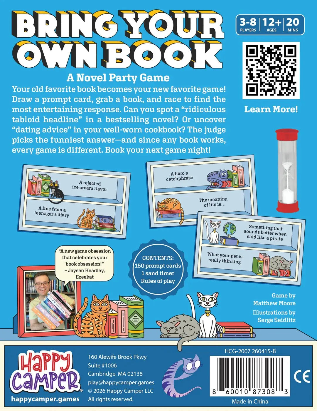 Bring Your Own Book: A Novel Party Game 📚🐱