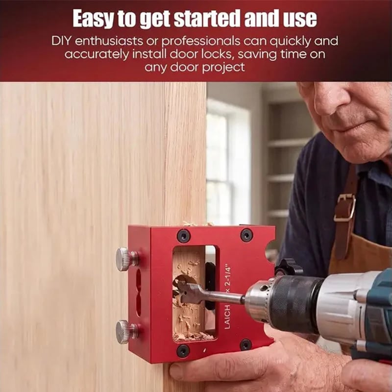 🎉Door Latch Mortising Tool Kit for Wood Doors