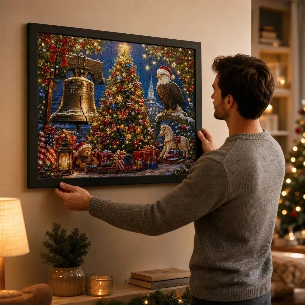 🔥 HOT SALE 🔥🎄🦅 250th Anniversary Christmas Jigsaw Puzzle