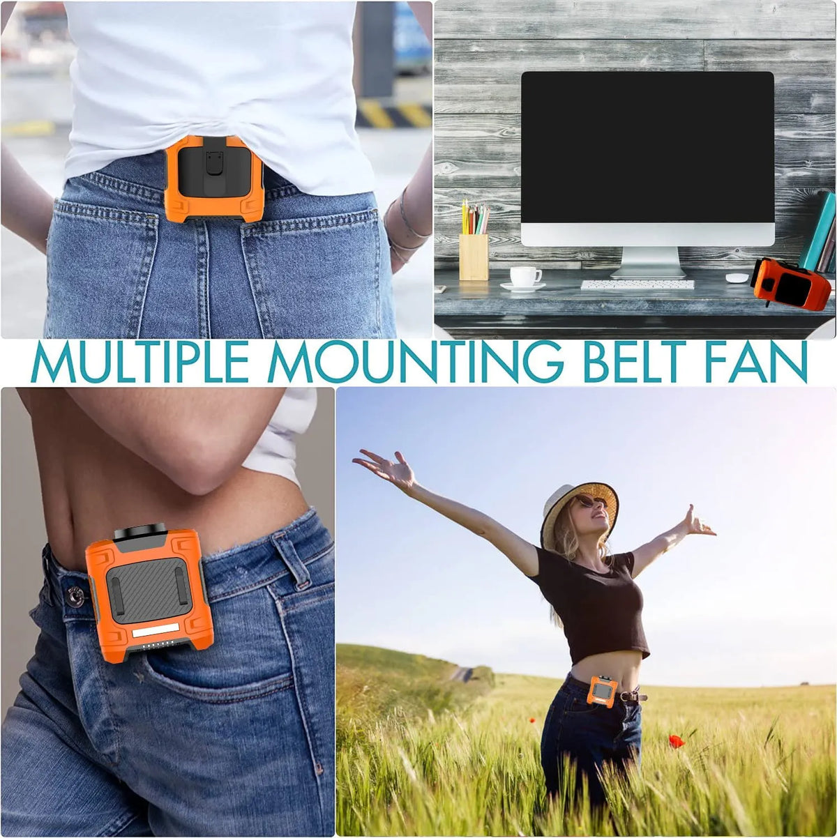 10000mAh Power Rechargeable Camping Fan for Outdoor