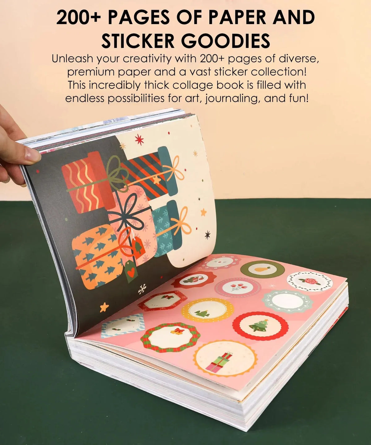🔥Last Day 50% OFF-✨200+ Pages Holiday Magic Collage Activity Book📚