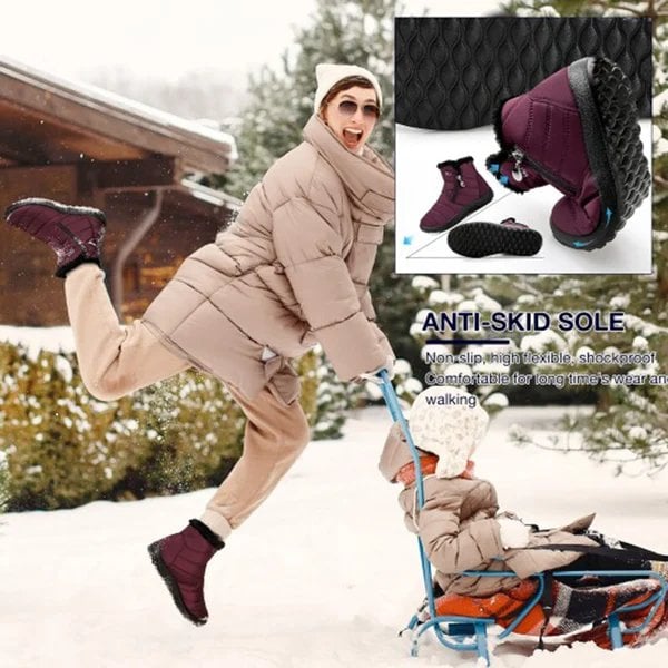 🎉Hot Sale - 49% OFF- 🔥Women's Waterproof&Anti-Slip Snow Boots🚢( Buy 2 Free Shipping )