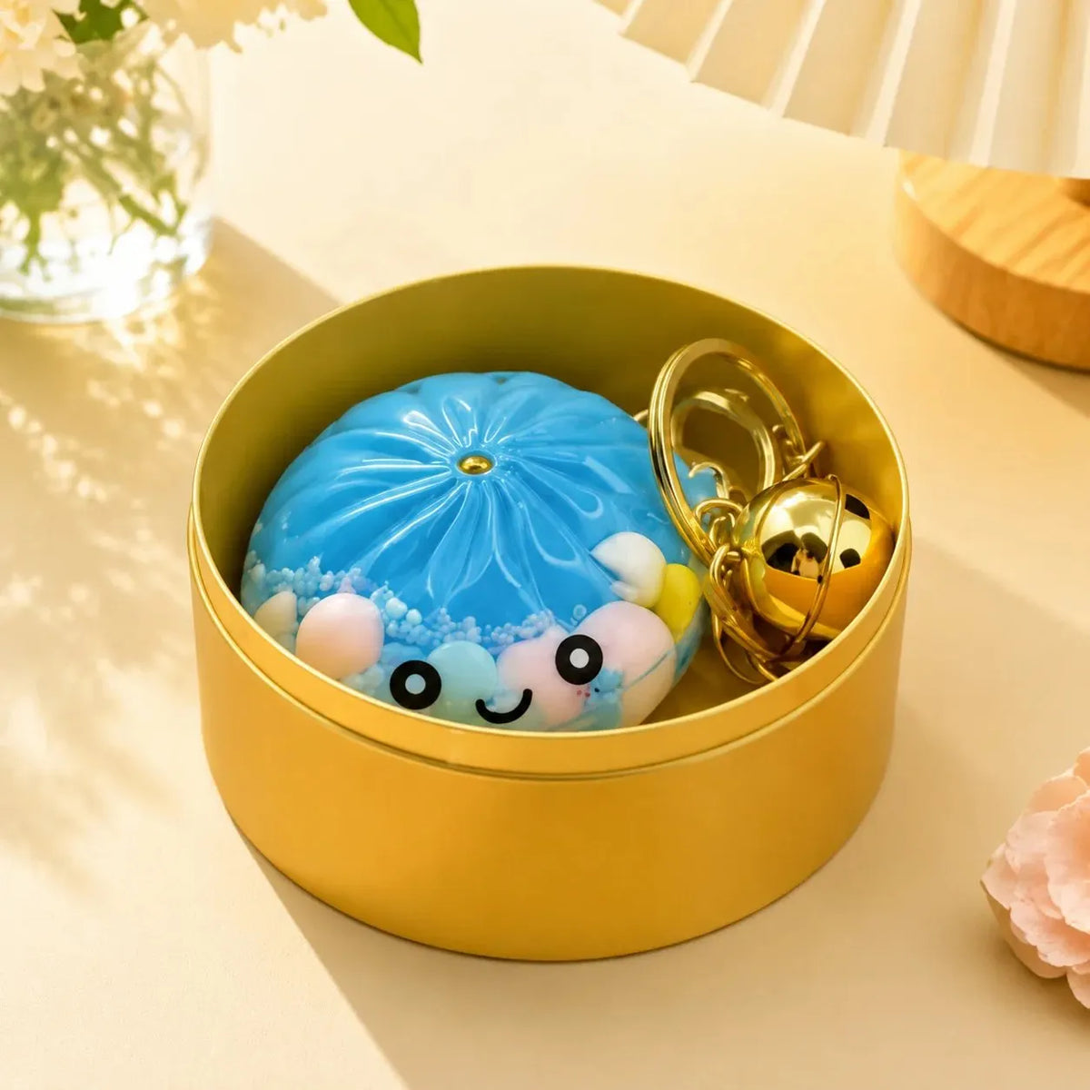 🎉🔥49% OFF 🔥Glow In The Dark Kawaii Bao Bun Keychain