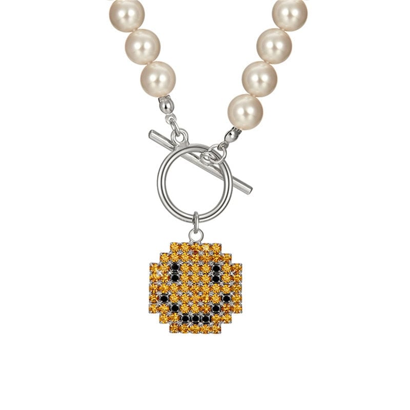 PEARL SMILEY CHAIN(SUMMER HOT SALE-40% OFF)