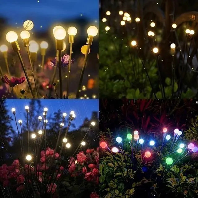 Solar Garden Lights-Starburst Swaying Light -1 Pack ( 6 Light Blubs)