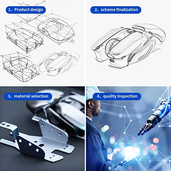 🔥LAST DAY 49% OFF🔥Wireless Ergonomics Metal Mouse