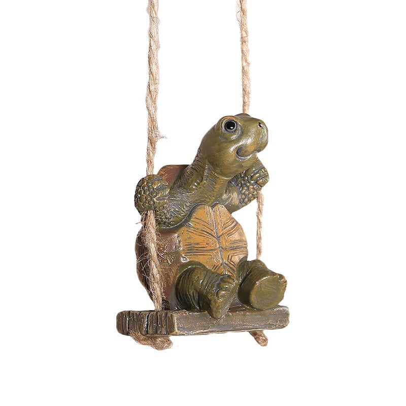 🔥HOT SALE🔥Nouveau ! Offre Limitée – 50% de Réduction⏰ Décoration Tortue Balançoire Ludique