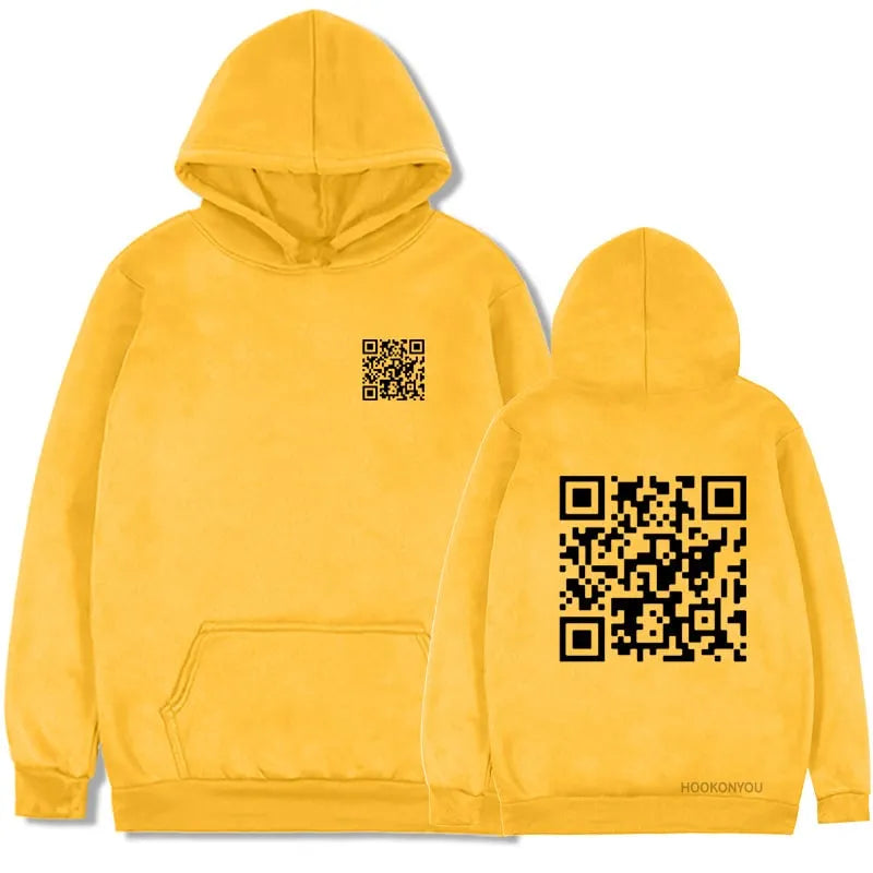 Funny FU QR Code Hoodie(Buy 2 Get Free Shipping)