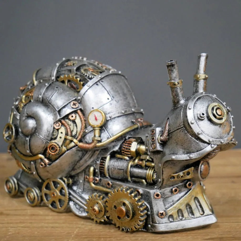 Steampunk Mechanical Animal Sculpture Collectible Resin Ornaments