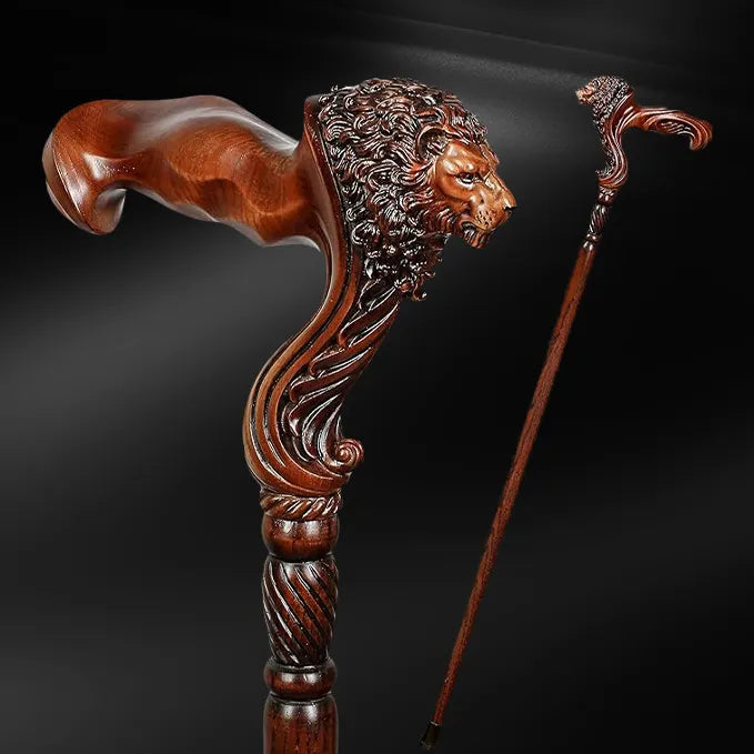 Designer Art Wooden Cane Walking