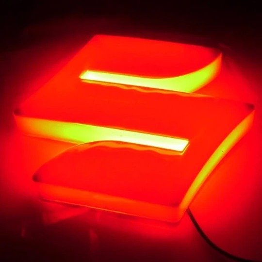 4D Car Logo Badge LED Light