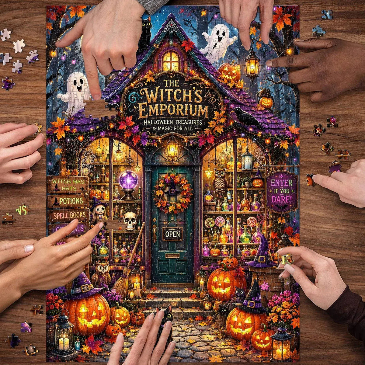 🧙🎃The Witch’s Emporium Jigsaw Puzzle 1000 Pieces