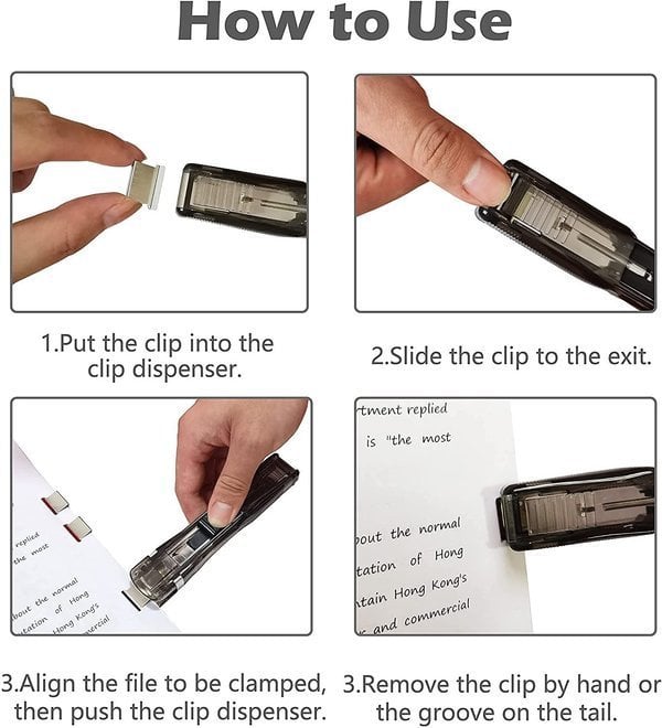 🔥Summer Hot Sale🔥Reusable Creative Stapler🎁The perfect partner of office workers and students😍
