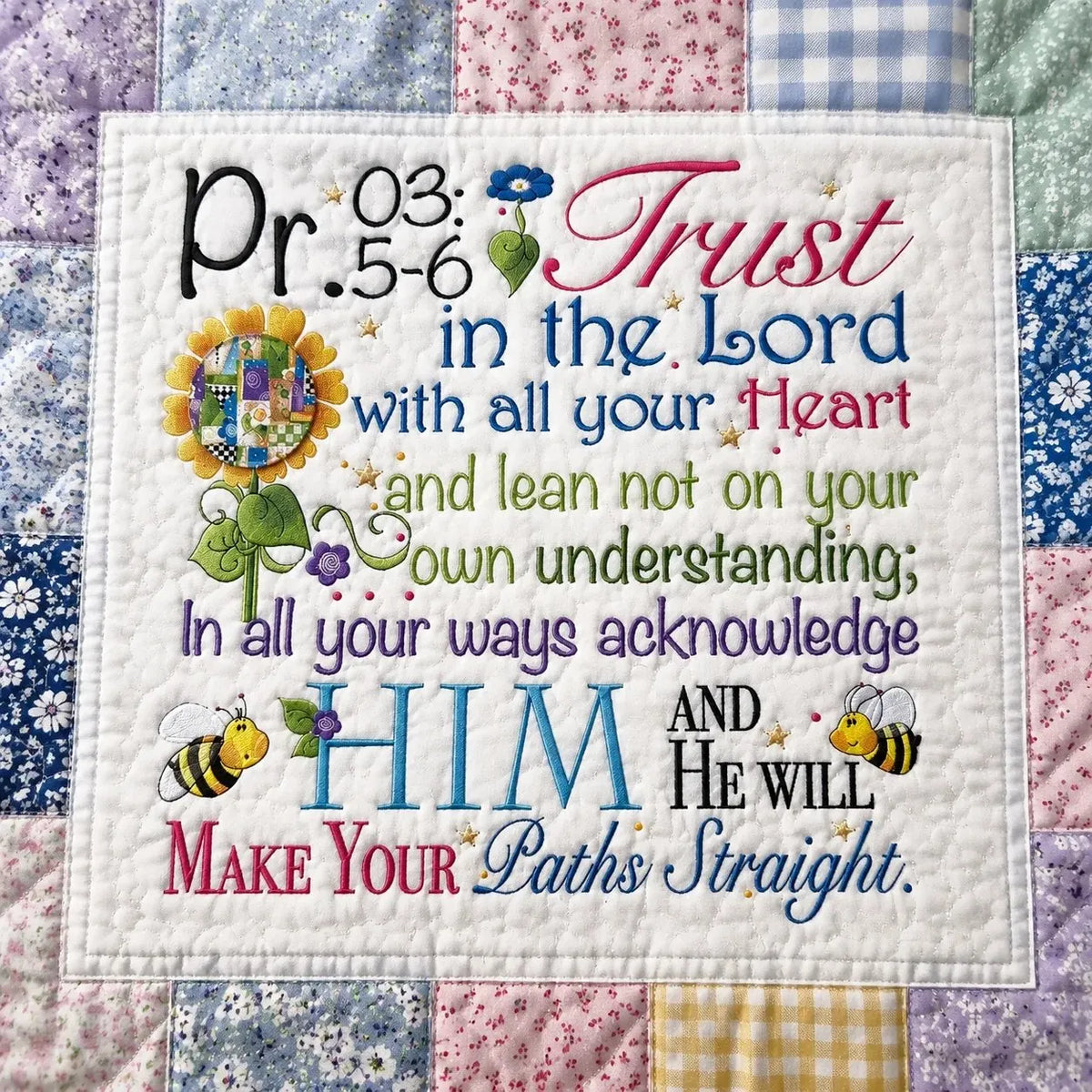 🔥HOT SALE🔥✝️💐Uplifting Scripture Fabric Panels