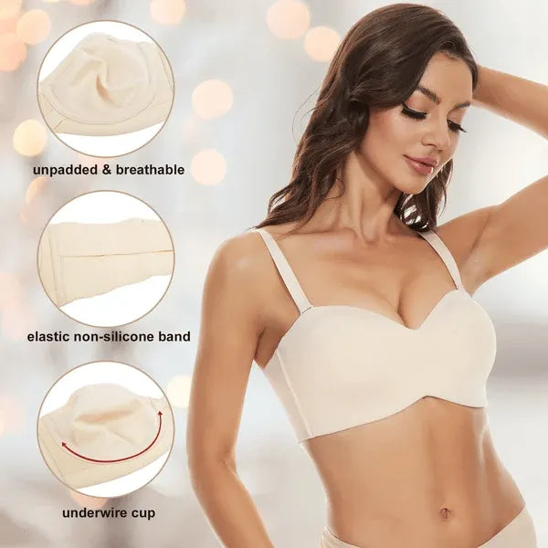 ⏰LAST DAY BUY 1 GET 1 FREE  ⏰Non-Slip Multi-Way Strapless Bra