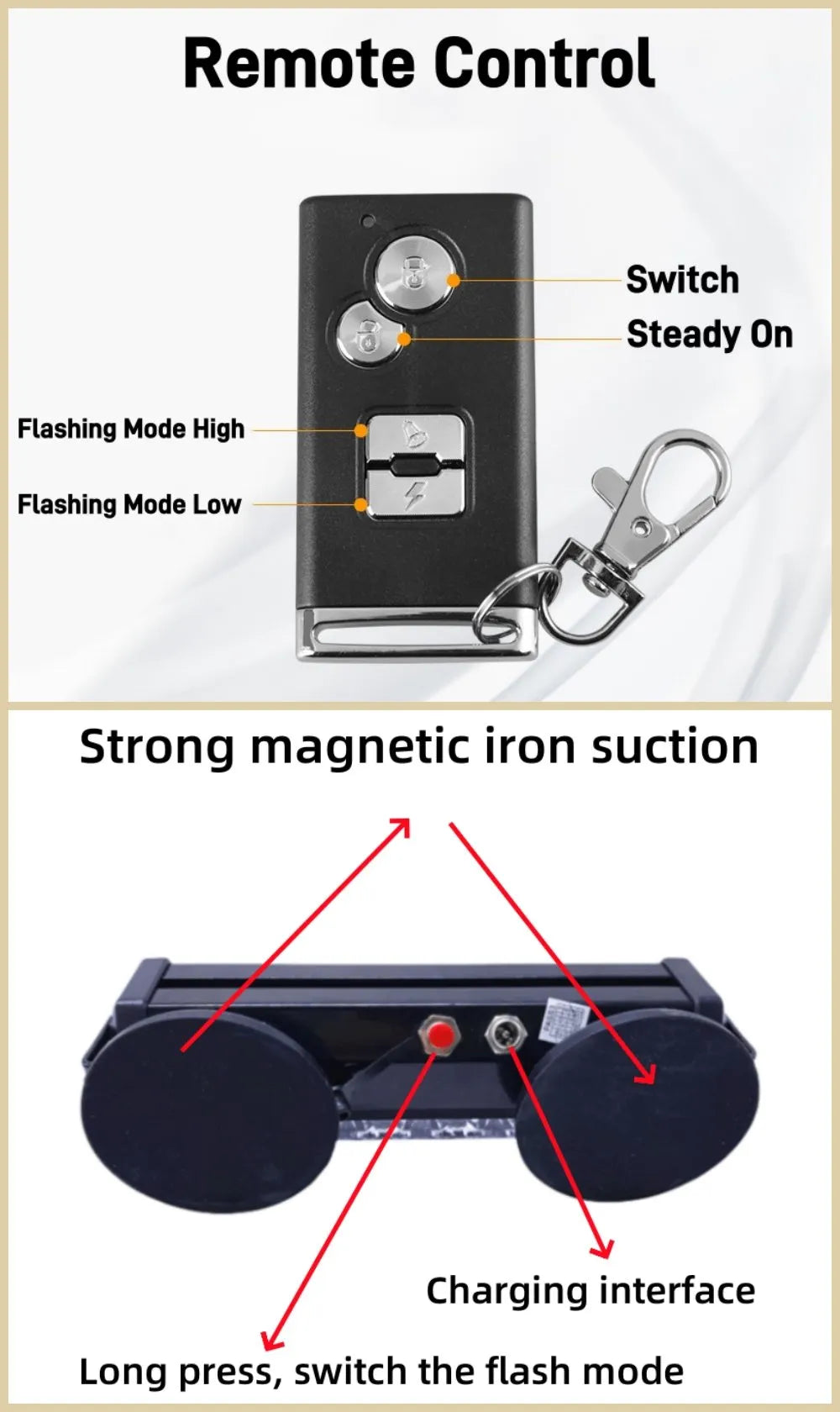 LAST DAY 50% OFF - Car Strong Magnetic Flash Light(📦Free Shipping Today)
