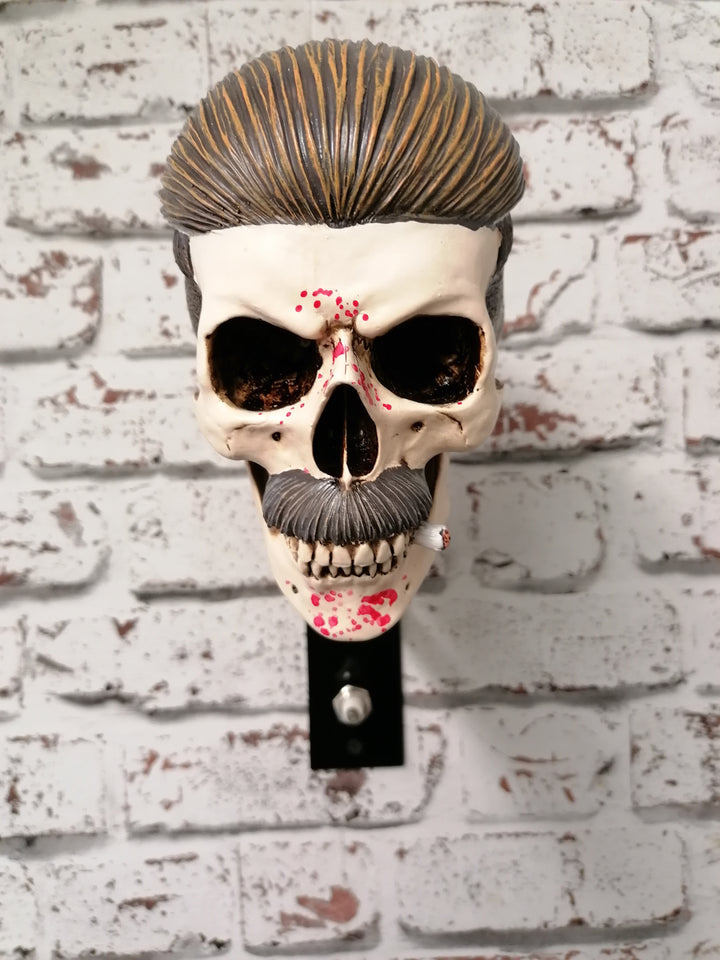 Motorcycle Helmet and Jacket Skull Holder
