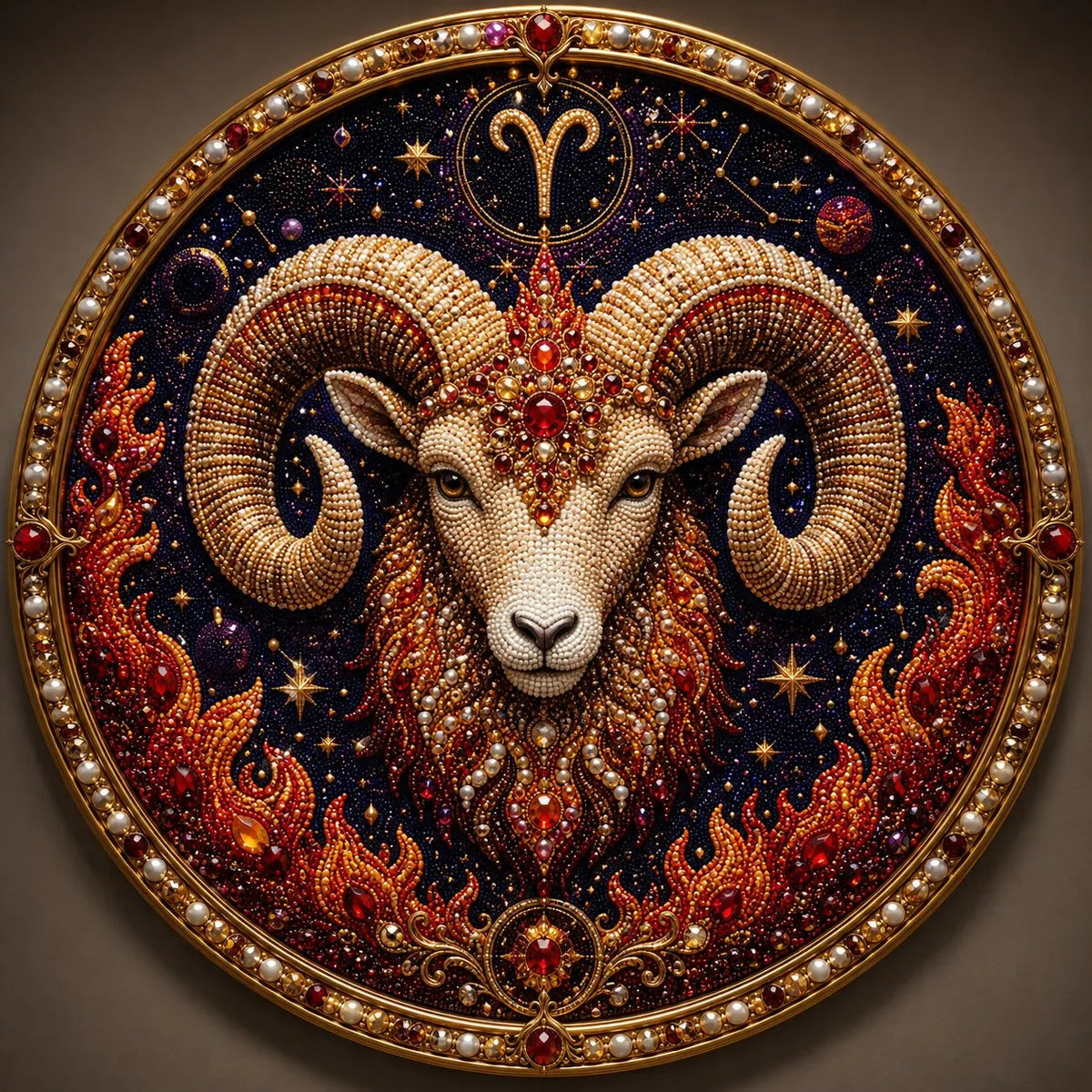 🔥 Last Day 49% OFF - 💎 12 Zodiac Signs Pearl Art Kit ♈🌙 (📦Buy 2 Free Shipping)