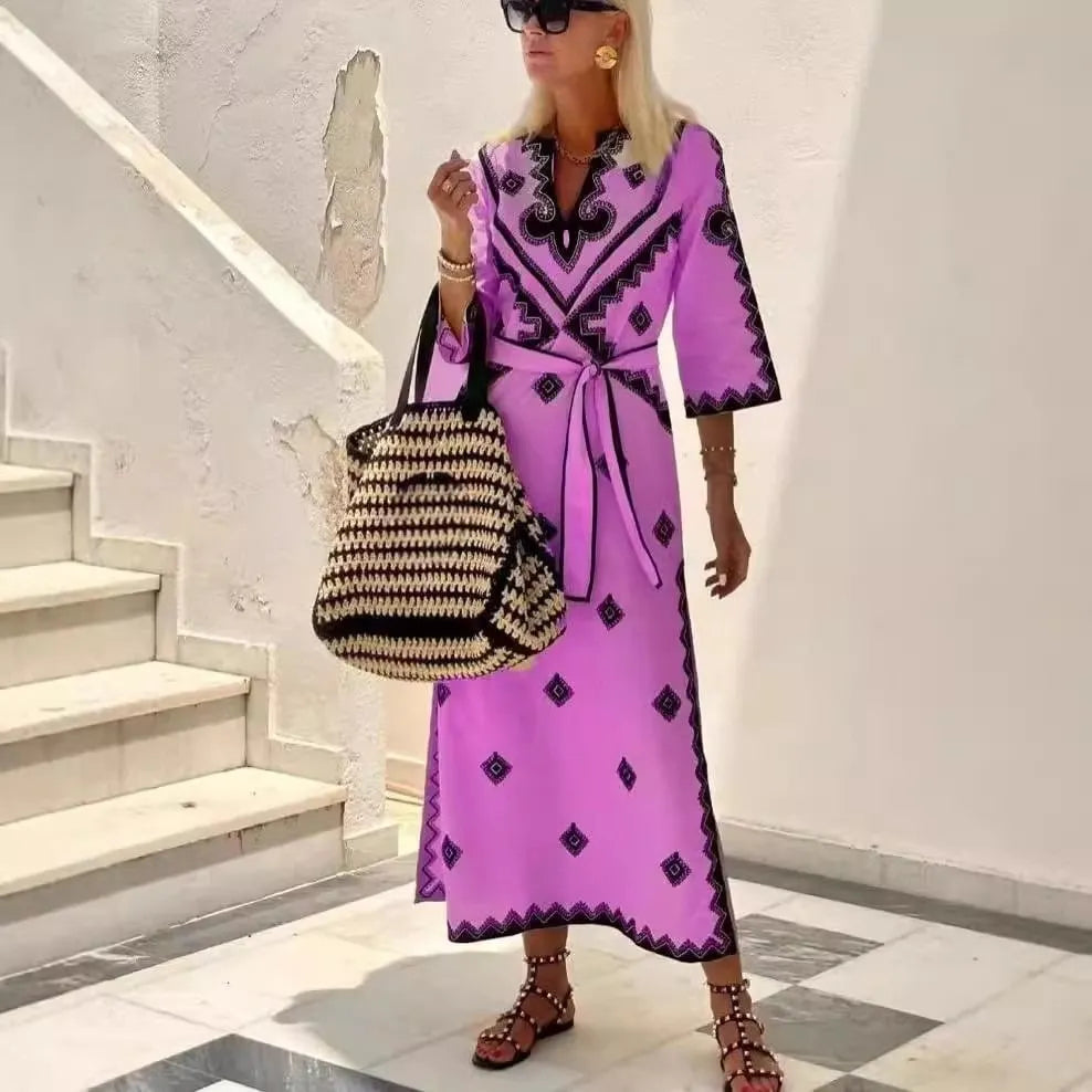 Black Island style Dress