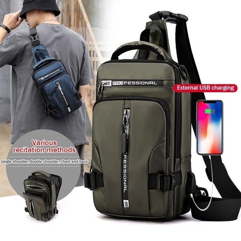 🔥Last Day Promotion 40% OFF - Multi-functional Mens Crossbody Bag
