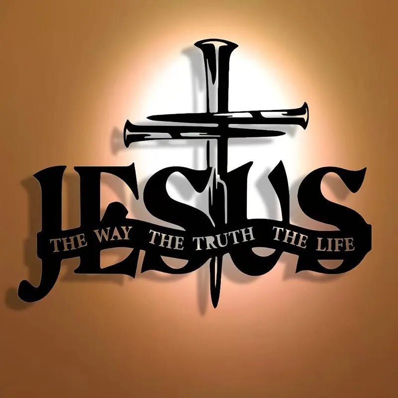 Jesus & Cross Design Wall Art - ⌛Limited Handmade Series