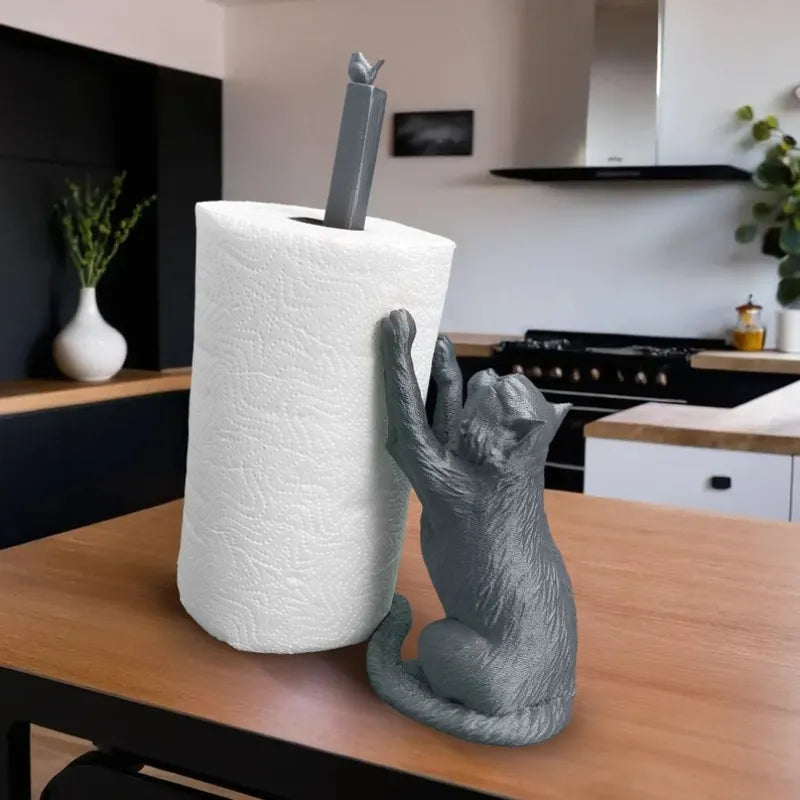 🐱Cat paper towel holder free standing🧻