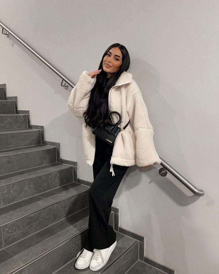 Women's Thick and Warm Loose-Fit Jacket with Double Zipper