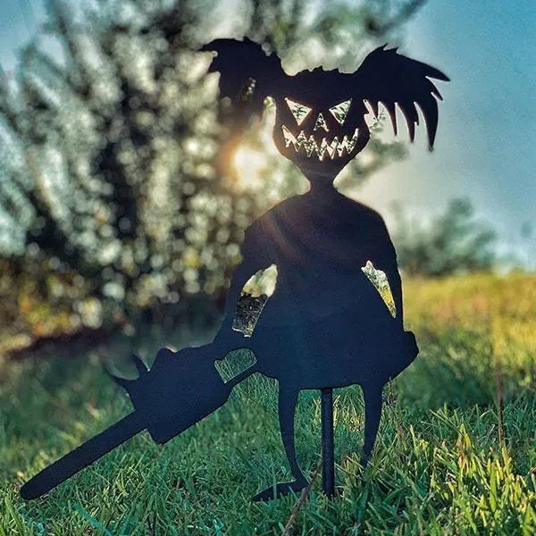 Cute And Unique Ghost Zombies - Halloween Yard Decor Metal Art