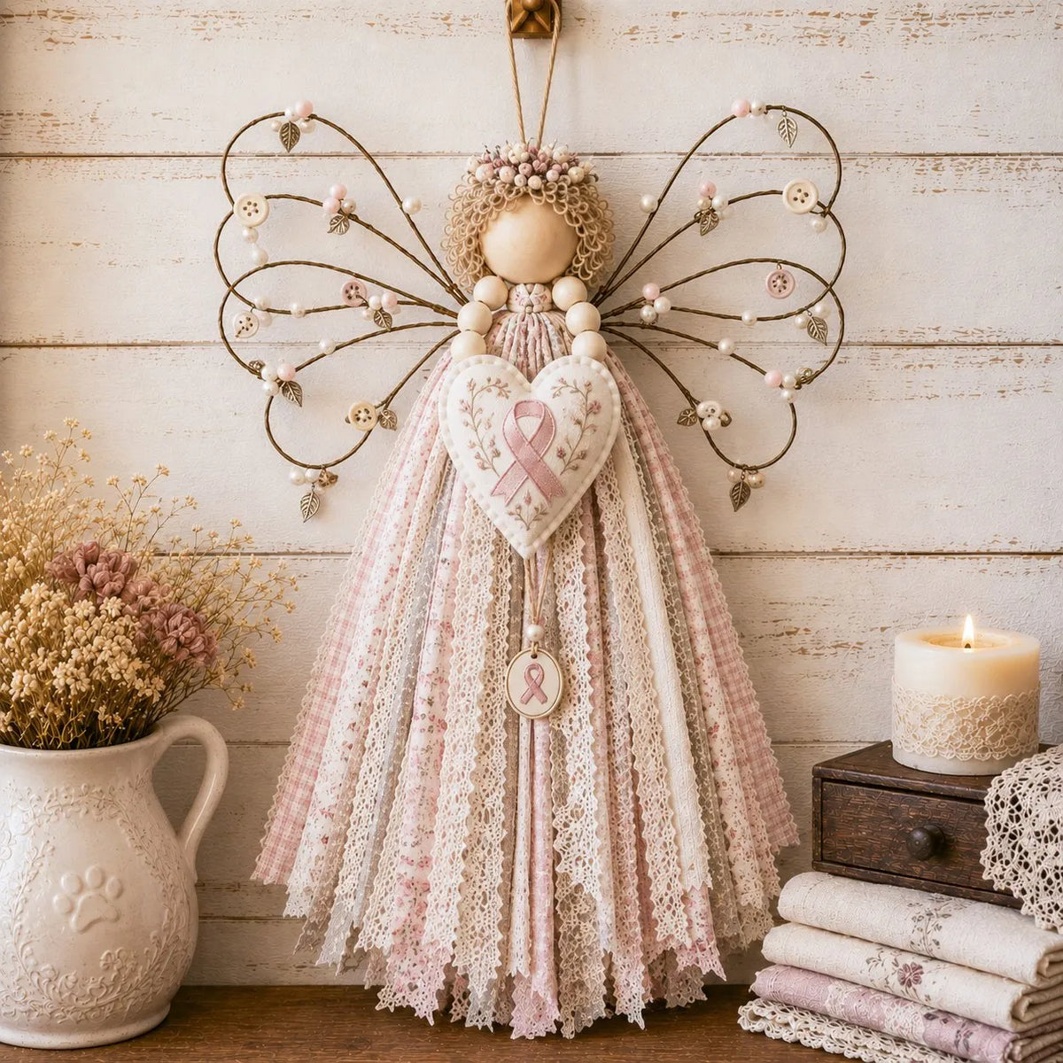 🔥 HOT SALE 🔥🪽 Angel Fabric Hanging DIY Kit