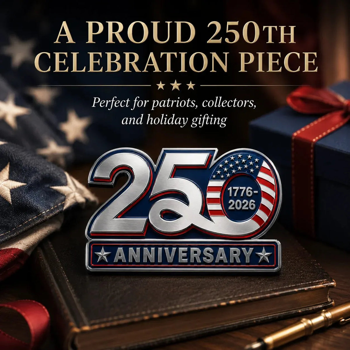 🎉2026 Hot Sale 65K+ ❤️ 250th Anniversary Car Emblem