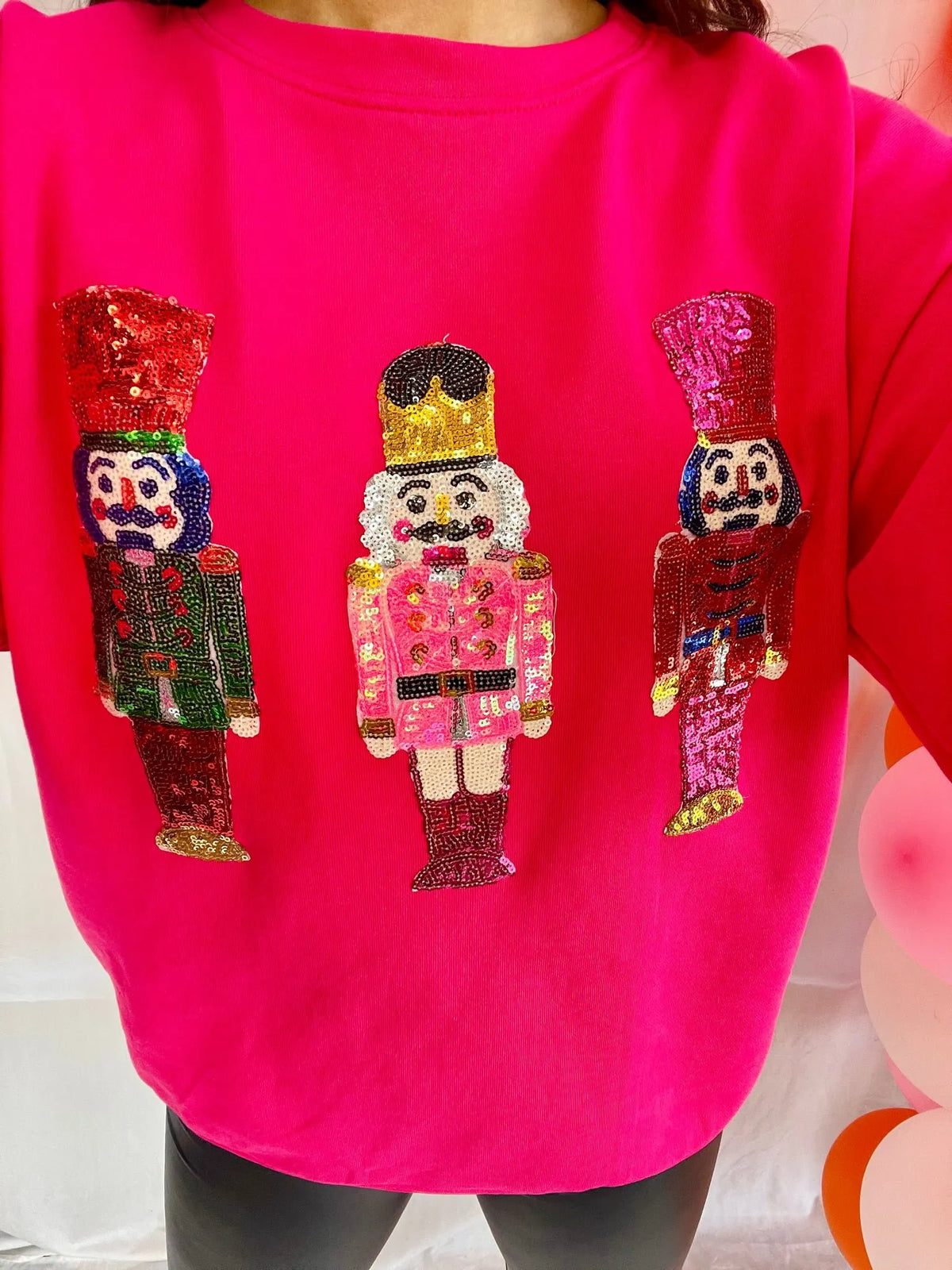 WOMEN'S CHRISTMAS SEQUIN NUTCRACKER PULLOVER (BUY 2 FREE SHIPPING)