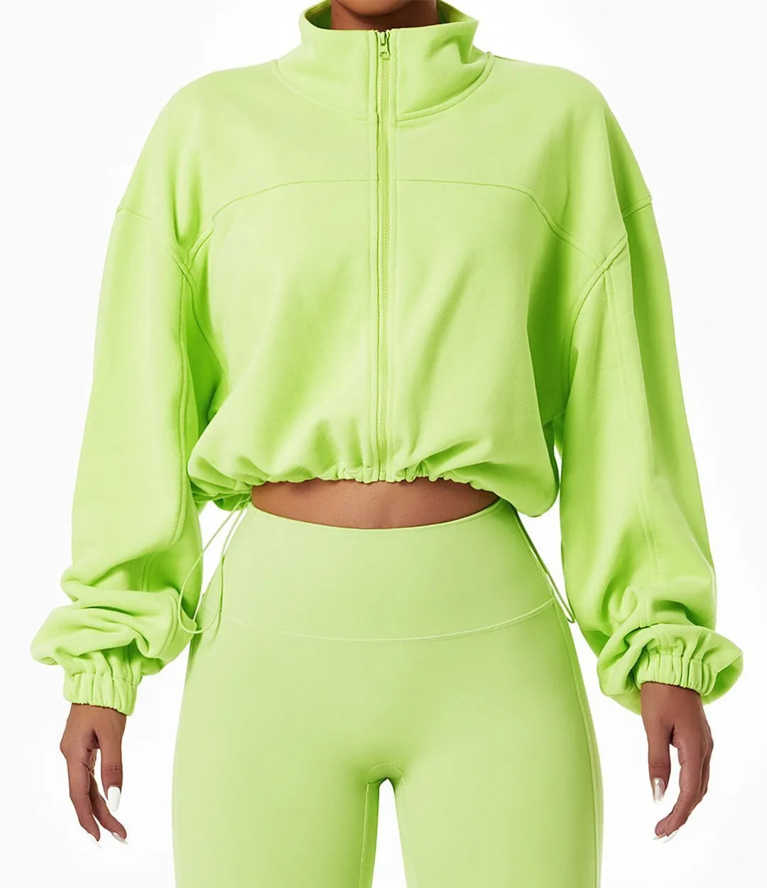 Terry Fleece Full Zip Sweatshirt