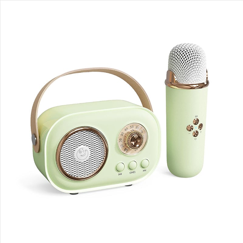 ✨[Official Brand Store]Portable Bluetooth Speaker with Wireless Microphone(🔥Limited Time Discount)