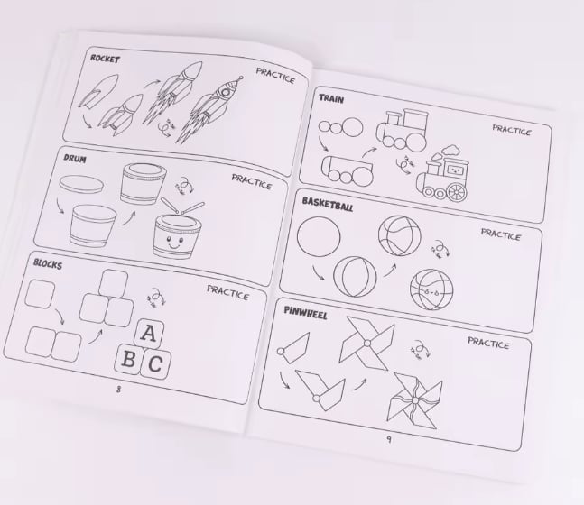 📚🎨How To Draw Anything: 300 Drawings of Adorable Things, Animals, Food, Gifts, and other Amazing Items, Book For Kids💕