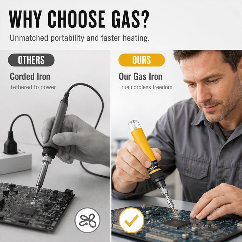 🔥 HOT SALE 🔥Cordless Butane Soldering Iron Pen