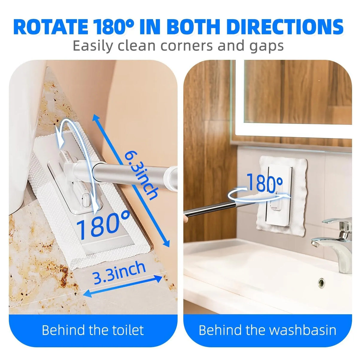 🔥HOT SALE🔥Use Any Old Cloth! The Smart Tooth-Grip Mop That Saves You Money. 💰👕