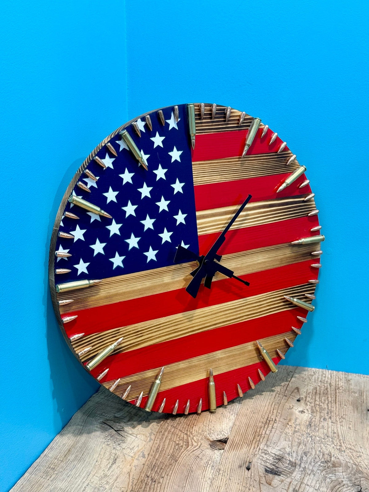 Handmade Patriotic American Flag Clock🎁BUY 2 FREE SHIPPING
