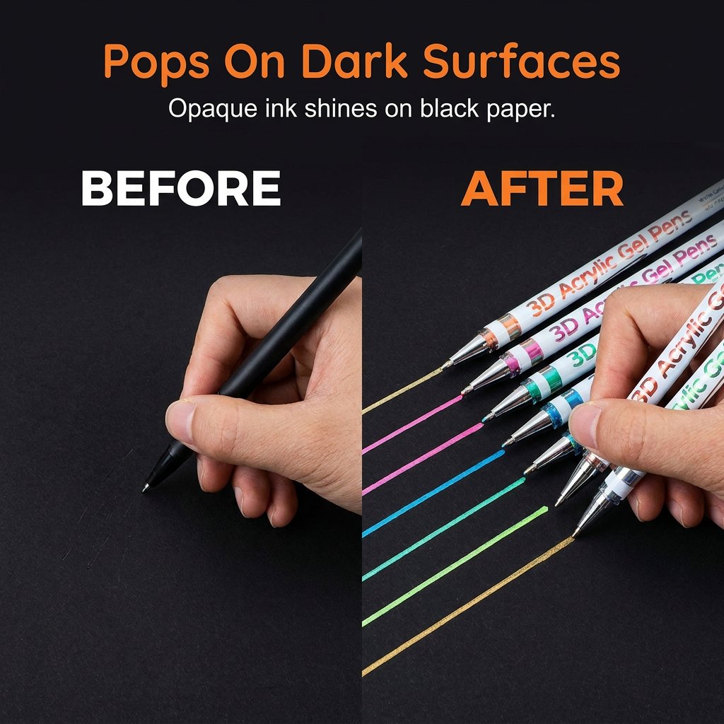 🎉✨Multi-Color Gel Pen Set for Drawing & Coloring