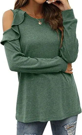 Women's Casual Long Sleeved Shirt Blouse