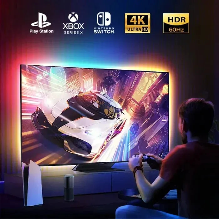 TV Backlight - Color Picker Graffiti Television Screen Synchronous Light Strip