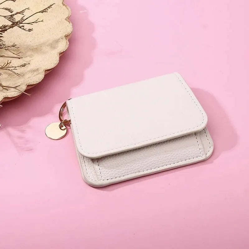 🔥HOT SALE🔥💖Hot 40% OFF🌹RFID Short Wallets for Women – Fashionable Card Holder with Key Ring & Coin Purse