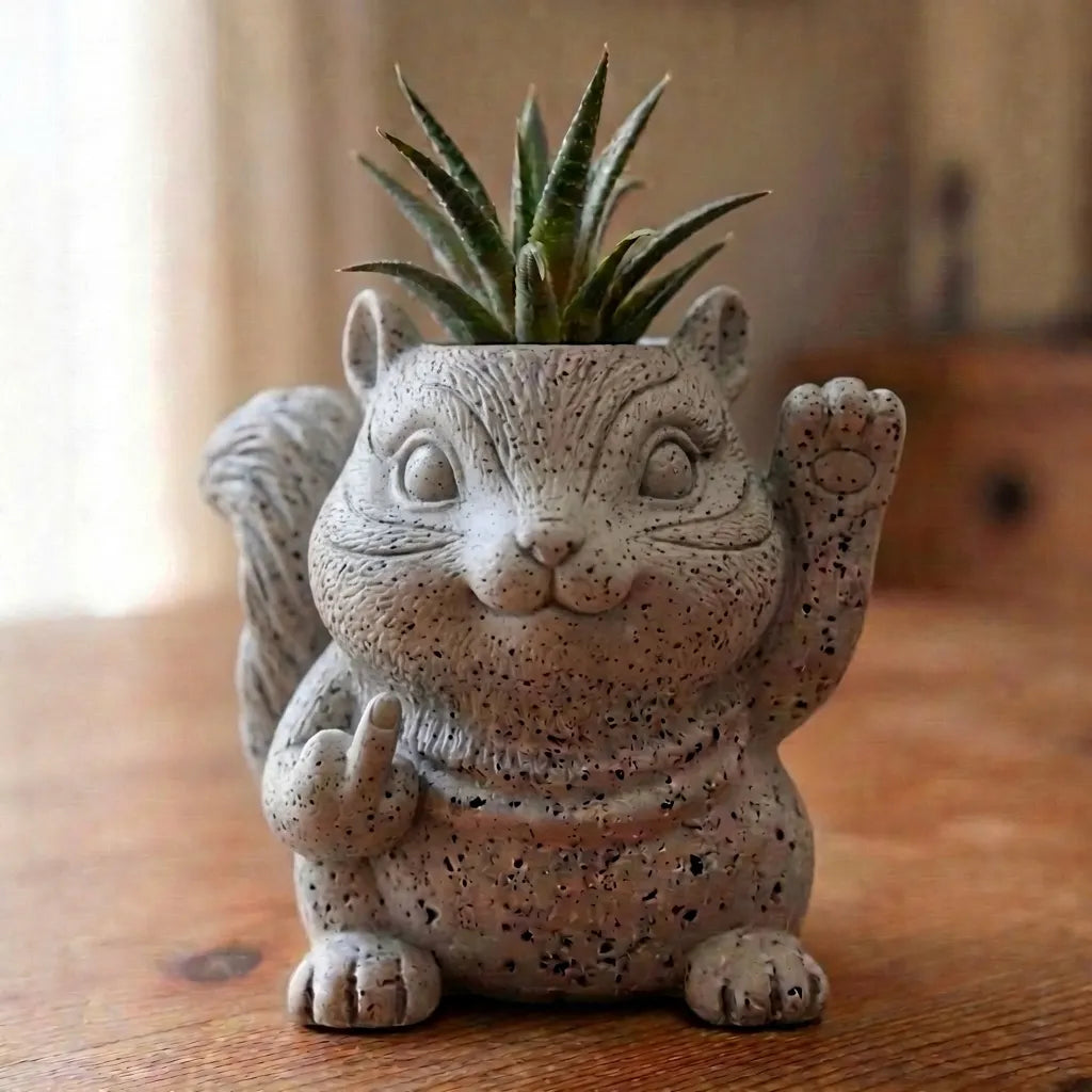 🔥Mother's Day Sale 49% Off😂Funny Animal Succulent Planter – Cute Attitude Plant Pot