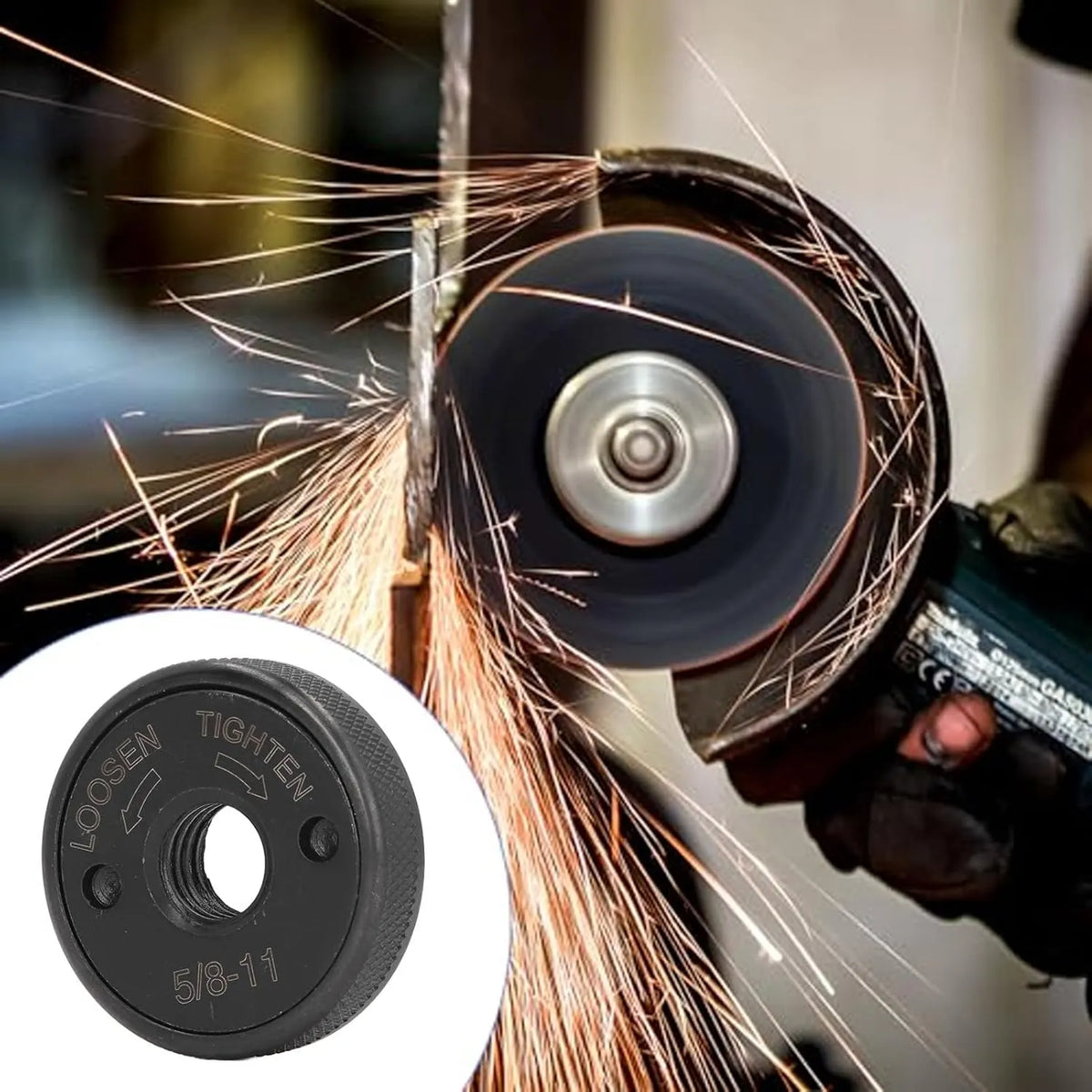 🎉💥5/8‐11 Angle Grinder Flange Nut