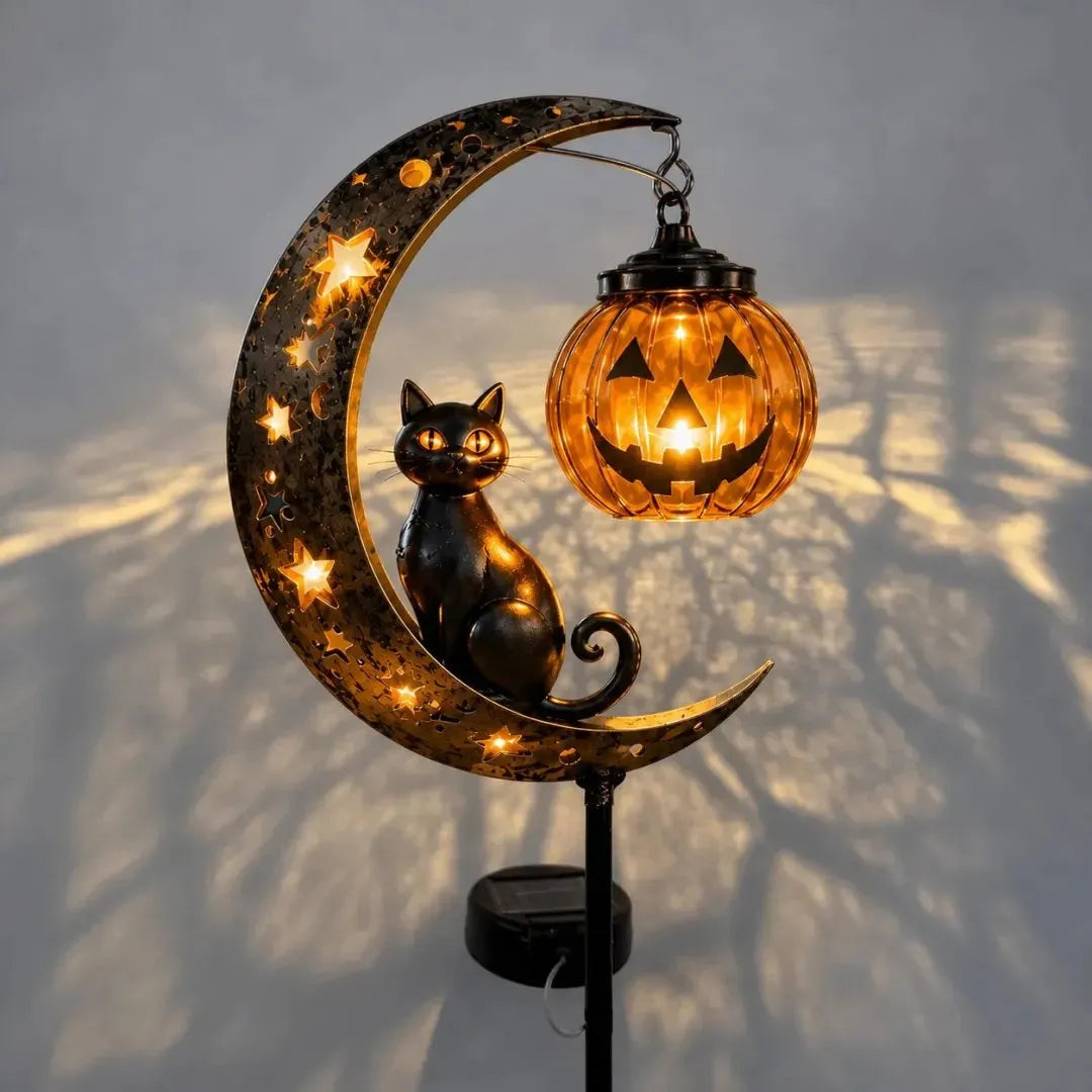 🎉🎃Halloween Early Bird Special Sale 49% OFF-Pumpkin Moon Garden Stake Light