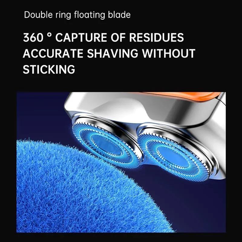 🎉🔥Portable Mini Men's Electric Shaver – Compact & rechargeable – Wet/dry use, perfect for travel or gym bag – quick and smooth shave ✨🧳
