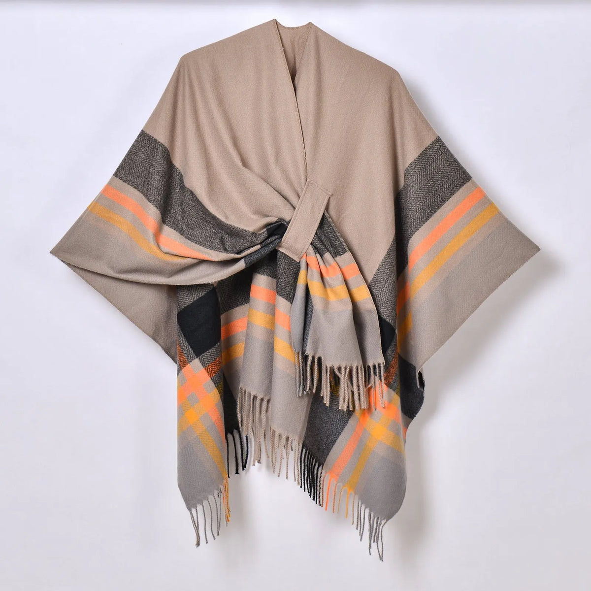 Warm Fringed Shawl Poncho Wrap (BUY 2 FREE SHIPPING)