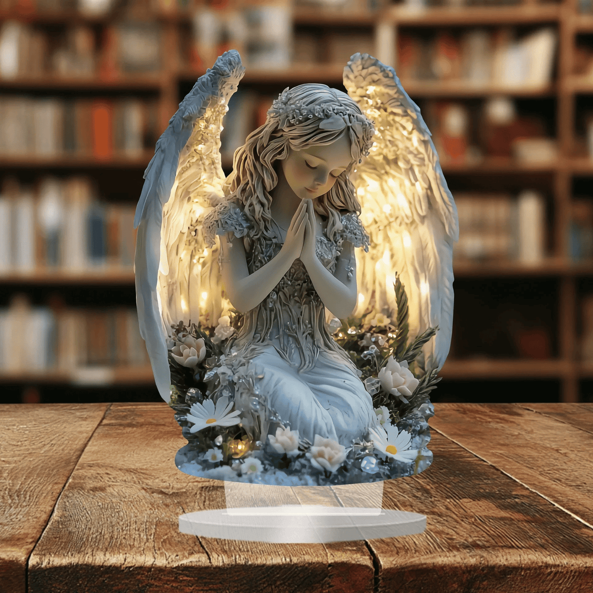 Gorgeous Angel Wings Cross Decoration✝️